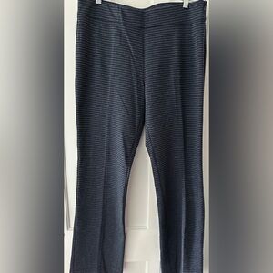 Ecru Blue and Gray Checkered Pants
